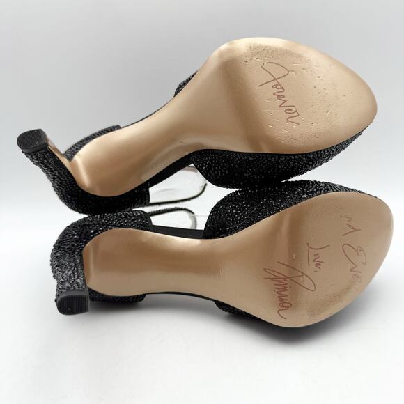 Naturalizer Pnina Tornai Womens Rak Platform Pump US 5.5 M Black Satin EUC - Picture 10 of 14